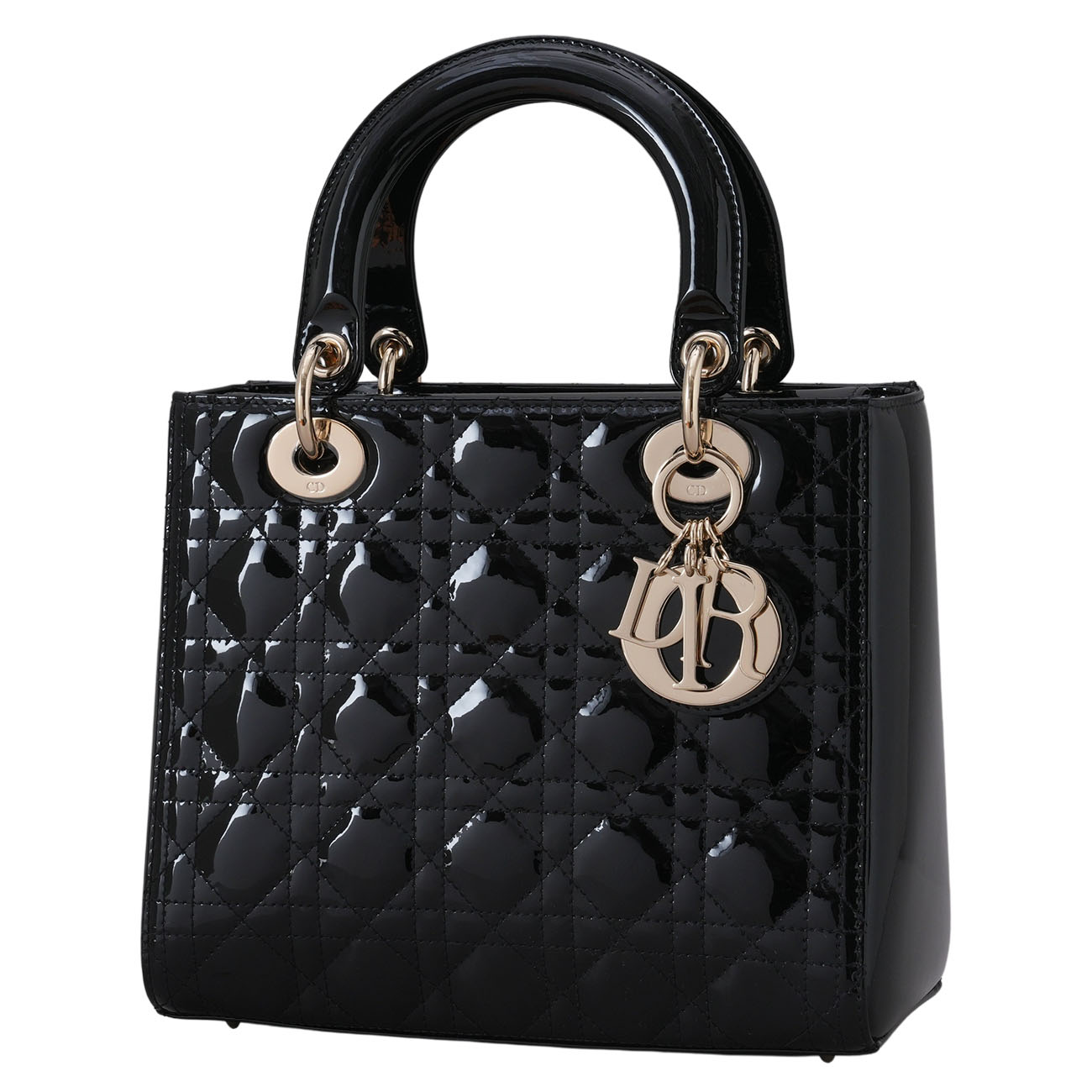 CHRISTIAN DIOR(USED)크리스찬 디올 페이던트 레이디백 미듐